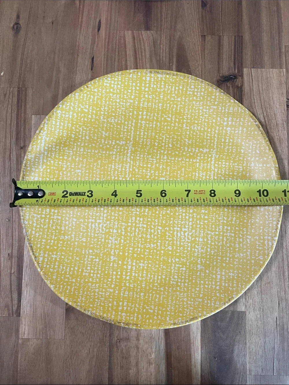 Threshold Yellow Speckledi Melamine Dinner plates - 6